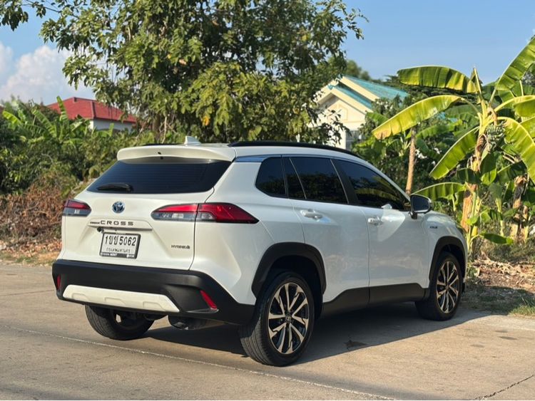 Toyota Corolla Cross 2020 1.8 Hybrid Premium Utility-car ปลั๊กอินไฮบริด (PHEV) ไม่ติดแก๊ส เกียร์อัตโนมัติ ขาว รูปที่ 4