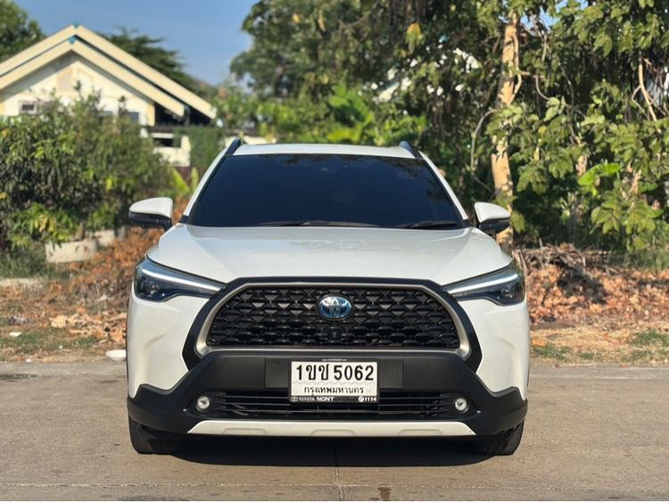 Toyota Corolla Cross 1.8 Hybrid  Premium️ ปี 2020  สีขาวมุก 