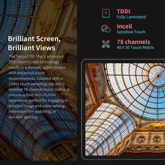 Teclast T65 Max แท็บเล็ตจอใหญ่ 13นิ้ว ใหญ่โคตรๆ รูปที่ 5