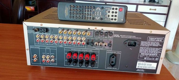 เครื่องเสียง avr  marantz sr 4200 เหมาะสำหรับดูหนังและฟังเพลงเป็นเครื่องเสียง กึ่งวินเทจ  ขายเพราะว่ามี 2 เครื่อง แบ่งให้เพื่อนๆไปใช้แค่ 8,500 บาทรวมค่าส่งเก็บเงินปลายทาง  สนใจโทร 083-931-0718 ท่านที่กดเข้ามาดูไม่ซื้อสอบถามได้น่ะครับ รูปที่ 3
