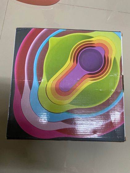 ชุดเซ็ตชามผสมอาหาร สีรุ้ง 8 ชิ้น รูปที่ 5