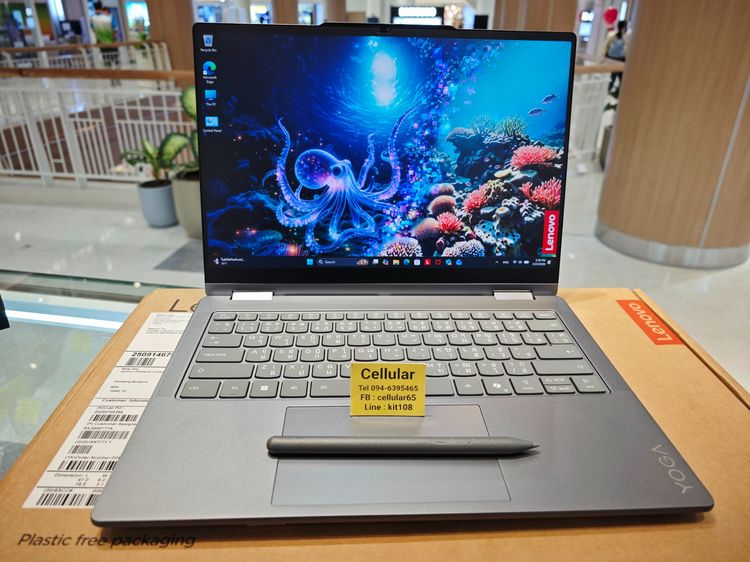 วินโดว์ อื่นๆ อื่นๆ ใช่ LENOVO YOGA 7 2-IN-1 Ultra7 258V TouchScreen 32GB 1TB ประกัน2ปีกว่า