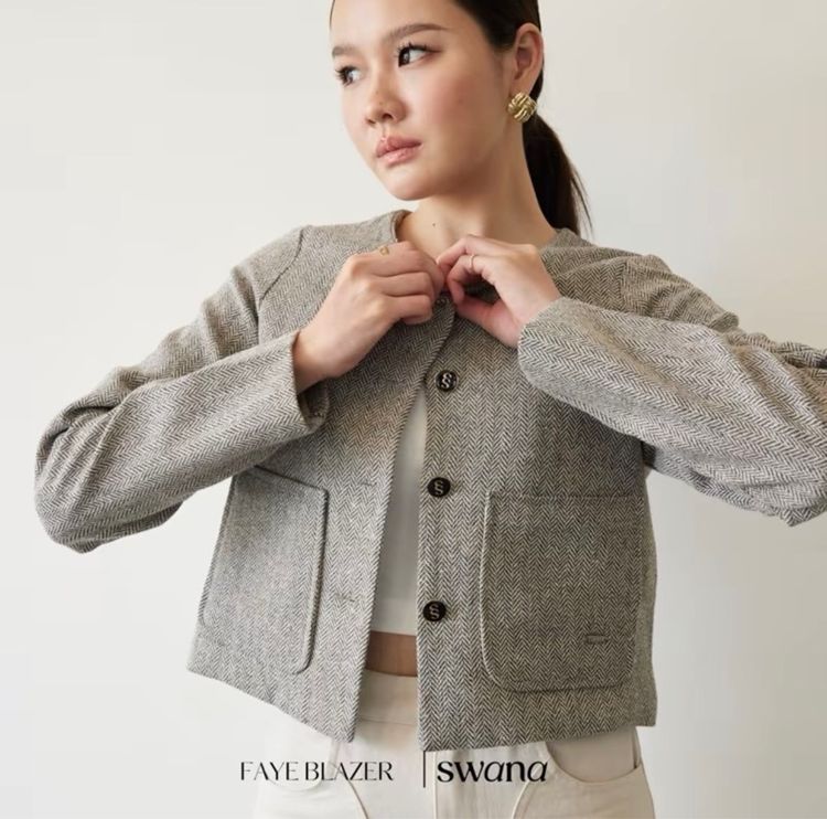 Used sawana (size m) สีเทา ใส่ครั้งเดียว สภาพดีไม่มีตำหนิ  รูปที่ 2