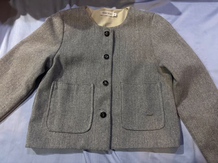 Used sawana (size m) สีเทา ใส่ครั้งเดียว สภาพดีไม่มีตำหนิ  รูปที่ 4