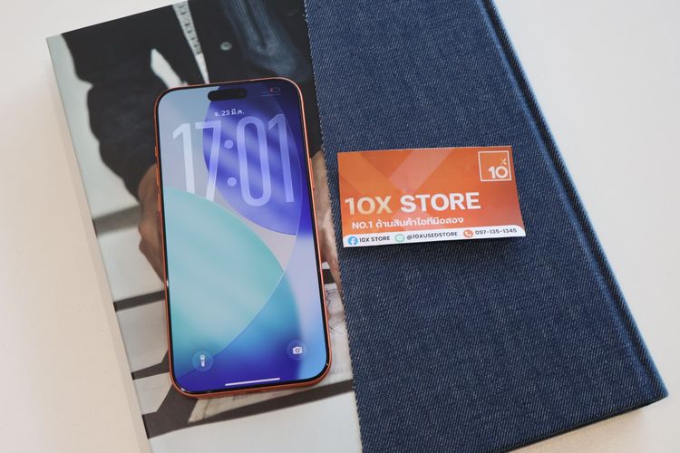 iPhone 17 Pro Max 512GB  เครื่องสภาพนางฟ้า ไม่มีรอยเลย แบต 100 รอบชาร์จน้อย ประกันเหลือยาวถึงสิ้นปีอ