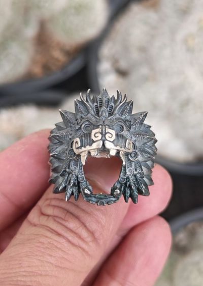 แหวนเงินแท้ Serpentforge ใครนิ้วใหญ่หาอยู่ จัดไปครับ ราคาแบ่งปัน รูปที่ 3