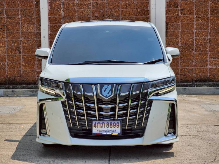 Toyota Alphard 2019 2.5 S C-Package Van เบนซิน ไม่ติดแก๊ส เกียร์อัตโนมัติ ขาว รูปที่ 2