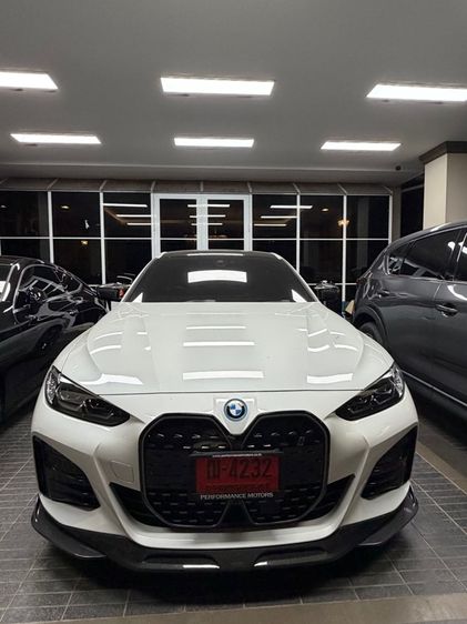 BMW I4 2024 eDrive35 M Sport Sedan ไฟฟ้า ไม่ติดแก๊ส เกียร์อัตโนมัติ ขาว รูปที่ 3