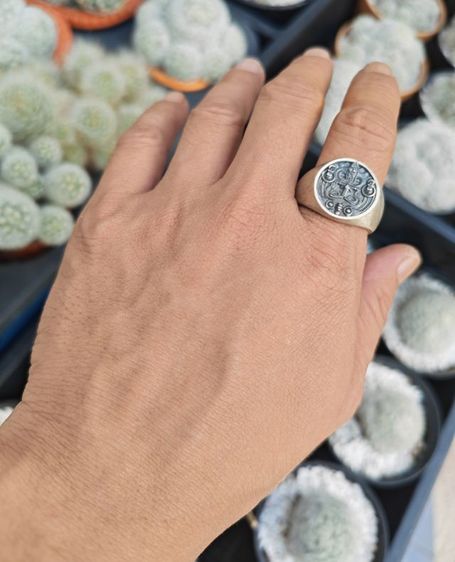 แหวนเงินแท้ Serpentforge วงใหญ่แบรนด์นอก แบ่งปันครับ รูปที่ 9