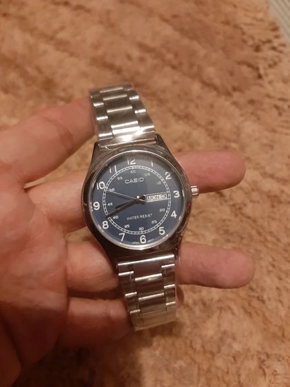 นาฬิกาชาย Casio หน้าปัด 40 มิลมีบอกวันและวันที่ระบบใส่ถ่าน