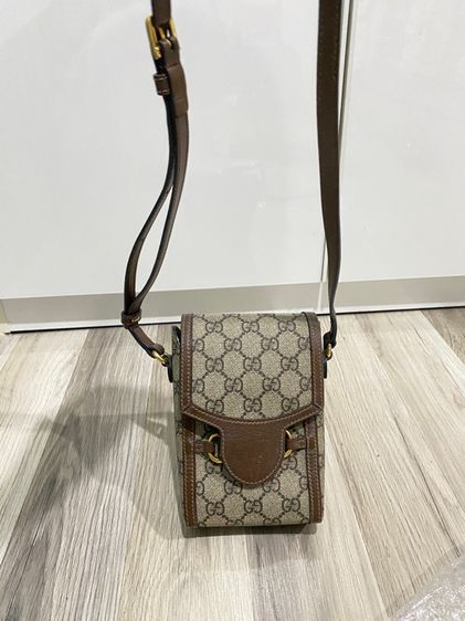 ส่งต่อ Gucci Horsebit 1955 mini bag และ กระเป๋าสตางค์ Gucci GG Marmont Card Case Wallet สีชมพู สภาพสวย (งานลุ้น มีอุปกรณ์) รูปที่ 3