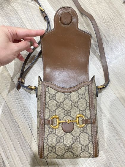 ส่งต่อ Gucci Horsebit 1955 mini bag และ กระเป๋าสตางค์ Gucci GG Marmont Card Case Wallet สีชมพู สภาพสวย (งานลุ้น มีอุปกรณ์) รูปที่ 5