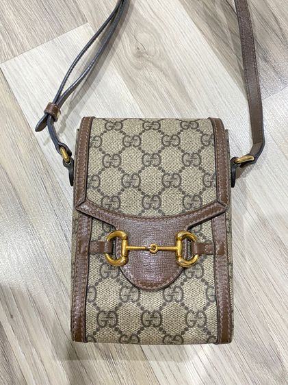ส่งต่อ Gucci Horsebit 1955 mini bag และ กระเป๋าสตางค์ Gucci GG Marmont Card Case Wallet สีชมพู สภาพสวย (งานลุ้น มีอุปกรณ์) รูปที่ 2