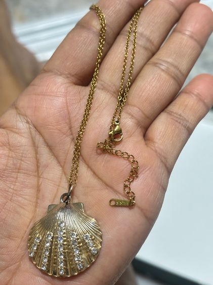 สร้อยคอโทนทองพร้อมจี้