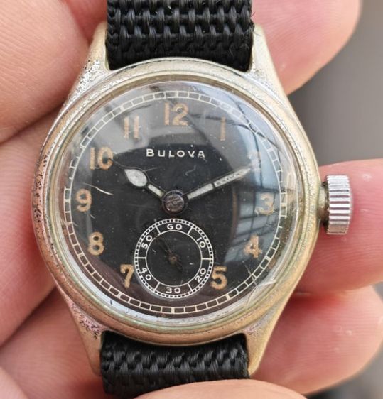 เงิน อื่นๆ นาฬิกา Vintage Bulova WWII U.S. Army ทหารแท้ๆหายากๆ แบ่งปันกันสะสมครับ