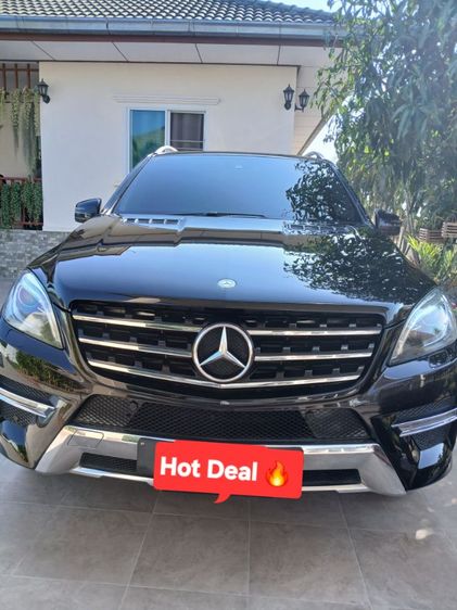 Mercedes-Benz ML-Class 2014 ML250 CDI Utility-car ดีเซล ไม่ติดแก๊ส เกียร์อัตโนมัติ ดำ รูปที่ 4