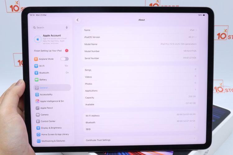 iPad Pro 12.9" M1 256GB WiFi  รูปที่ 3