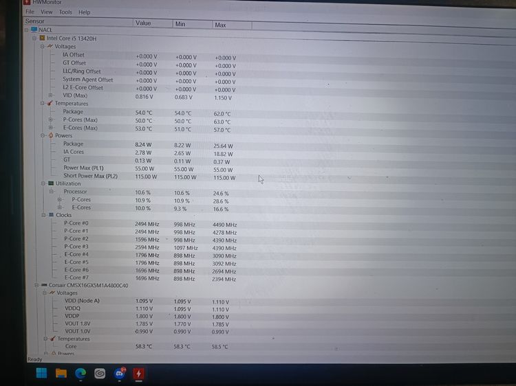 Acer Nitro ANV15-51 I5Gen13 RTX4050 6GB Ram32GB SSD512GB อายุการใช้งาน2ปี รูปที่ 6