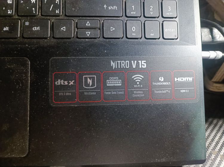 Acer Nitro ANV15-51 I5Gen13 RTX4050 6GB Ram32GB SSD512GB อายุการใช้งาน2ปี รูปที่ 2