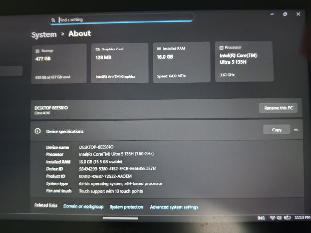 msi claw ultra 5 มือสอง รูปที่ 2