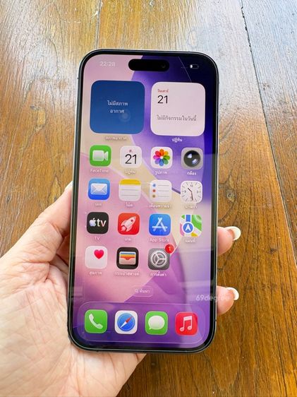 iPhone 14 Pro 128GB แบต85 สี Deep Purple รูปที่ 5