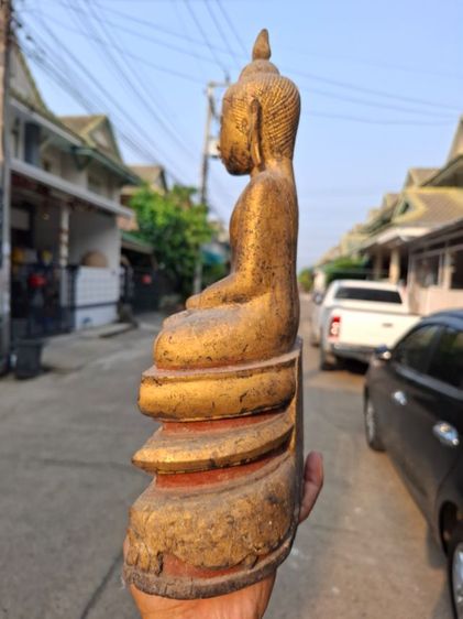 🚩(มาใหม่) พระบูชาไม้แกะสมัยอยุธยาทองเดิมๆ รูปที่ 11