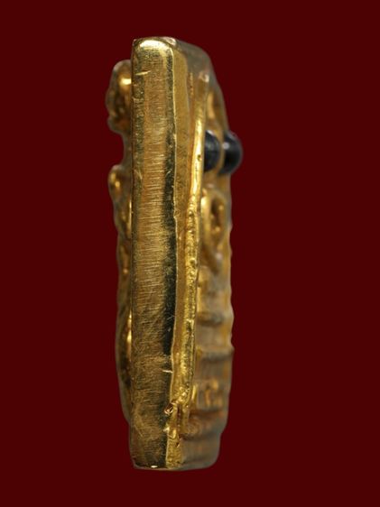 พระสมเด็จหลังสมเด็จโต เนื้อโลหะสัมฤทธิ์ทอง  รูปที่ 4