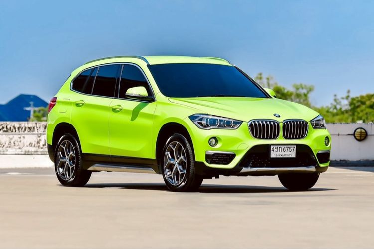 BMW X1 2020 2.0 sDrive18d xLine Utility-car เบนซิน ไม่ติดแก๊ส เกียร์อัตโนมัติ เขียว รูปที่ 3