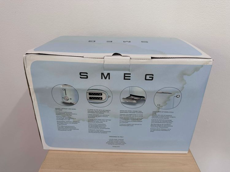 ขาย SMEG Toaster 2 Slots เครื่องปิ้งขนมปัง (สีครีม) ไม่เคยผ่านการใช้งาน สภาพมือหนึ่งในราคามือสอง รูปที่ 9