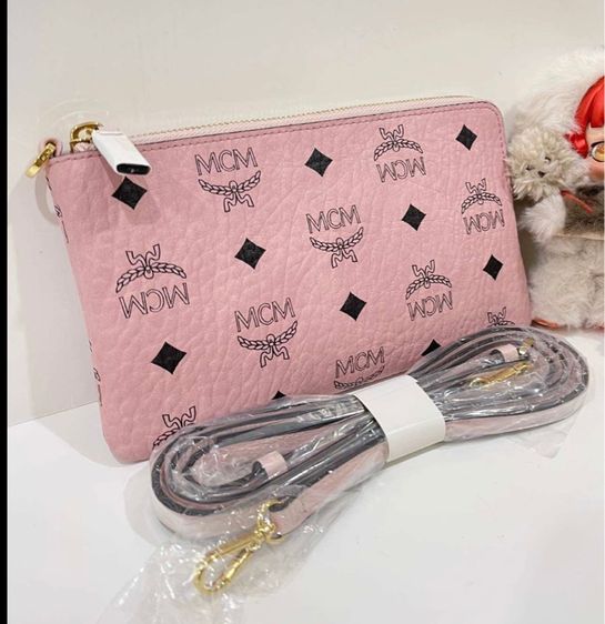 หญิง ชมพู อื่นๆ mcm bag small zip crossbodyแท้💯
