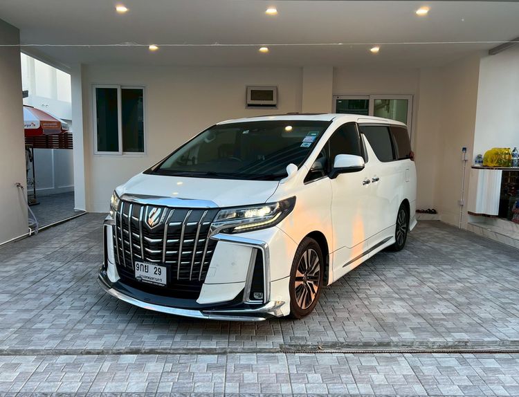 รถ Toyota Alphard 2.5 SC สี ขาว