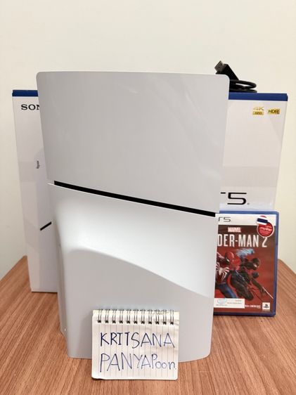 Sony เครื่องเกมส์โซนี่ เพลย์สเตชั่น PS5 (Playstation 5) เชื่อมต่อไร้สายได้ PS5 Slim Disc ประกันเหลือๆ