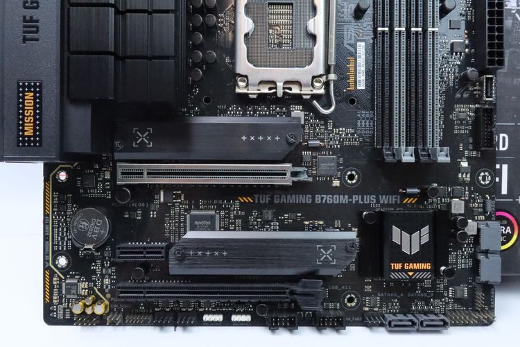 ASUS TUF GAMING B760M-PLUS WiFi DDR5 Mainbord รูปที่ 2