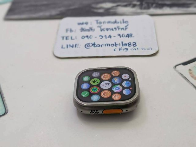 Apple Watch Ultra 3 49mm Natural ศูนย์ไทย สภาพใหม่เอี่ยม ประกันยาว 9 เดือน อุปกรณ์ครบยกกล่อง สุขภาพแบต 100 เพียง 22,990 บาท เท่านั้น ครับ  รูปที่ 3