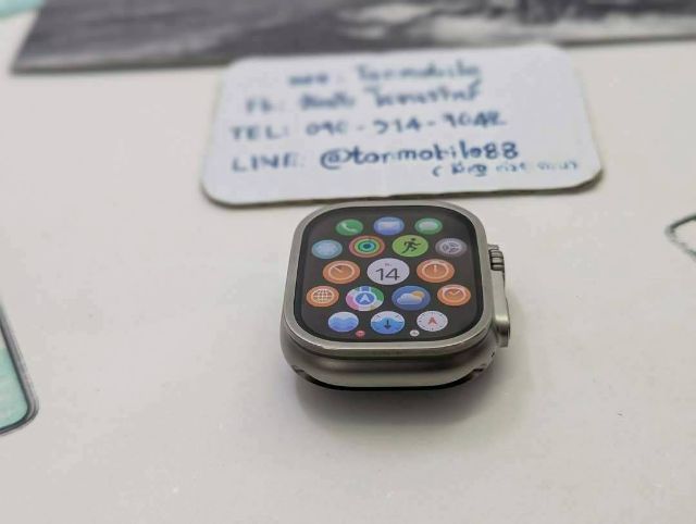 Apple Watch Ultra 3 49mm Natural ศูนย์ไทย สภาพใหม่เอี่ยม ประกันยาว 9 เดือน อุปกรณ์ครบยกกล่อง สุขภาพแบต 100 เพียง 22,990 บาท เท่านั้น ครับ  รูปที่ 7