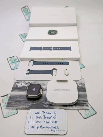 Apple Watch Ultra 3 49mm Natural ศูนย์ไทย สภาพใหม่เอี่ยม ประกันยาว 9 เดือน อุปกรณ์ครบยกกล่อง สุขภาพแบต 100 เพียง 22,990 บาท เท่านั้น ครับ 