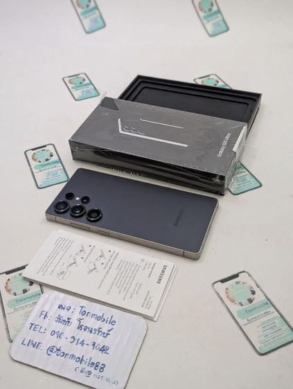 ขาย เทิร์น Samsung Galaxy S25 Ultra 256 Gb Black ศูนย์ไทย สภาพสวย อุปกรณ์ครบยกกล่อง ขาดสายชาร์จ ประกันยาว 5 เดือน ถูกๆ เพียง 26,990 บาท ครับ