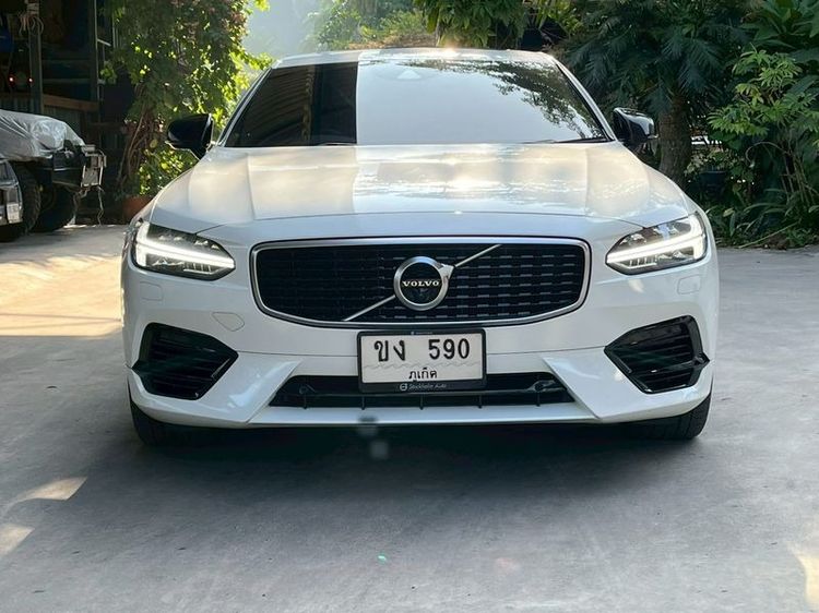 Volvo S90 2020 2.0 T8 R-Design 4WD Sedan ปลั๊กอินไฮบริด (PHEV) ไม่ติดแก๊ส เกียร์อัตโนมัติ ขาว รูปที่ 2