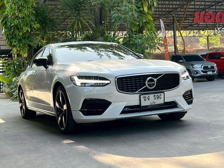 Volvo S90 2020 2.0 T8 R-Design 4WD Sedan ปลั๊กอินไฮบริด (PHEV) ไม่ติดแก๊ส เกียร์อัตโนมัติ ขาว รูปที่ 3