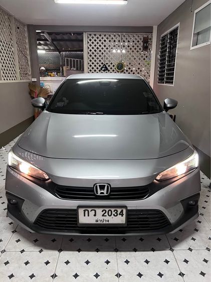 รถ Honda Civic 1.5 Turbo สี บรอนซ์เงิน