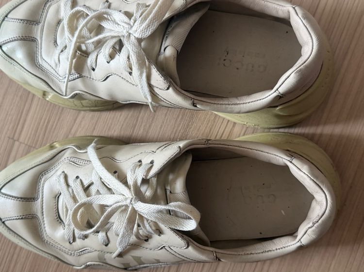 ขาย Rhyton Gucci logo leather ของเเท้ ตามสภาพ รูปที่ 4