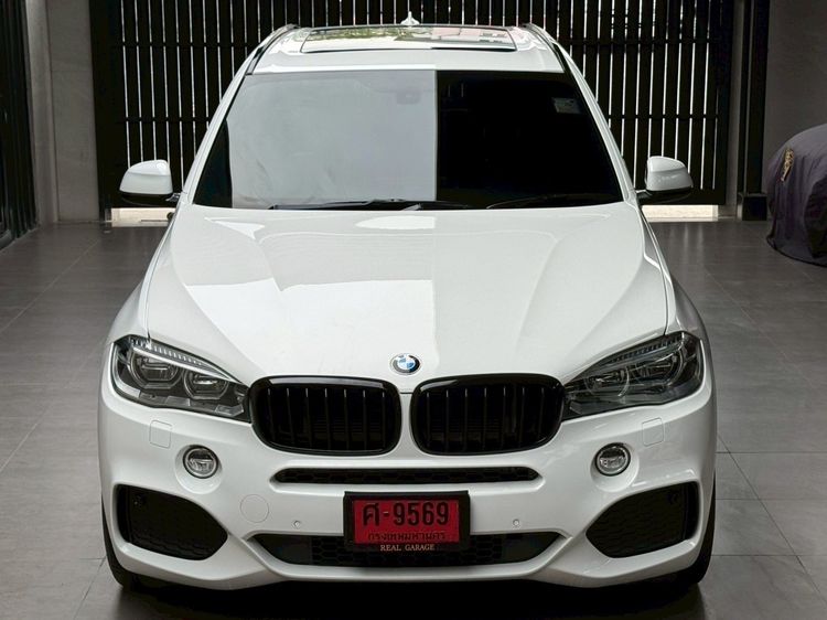 BMW X5 2018 3.0 xDrive30d M Sport 4WD Utility-car ดีเซล ไม่ติดแก๊ส เกียร์อัตโนมัติ ขาว รูปที่ 2