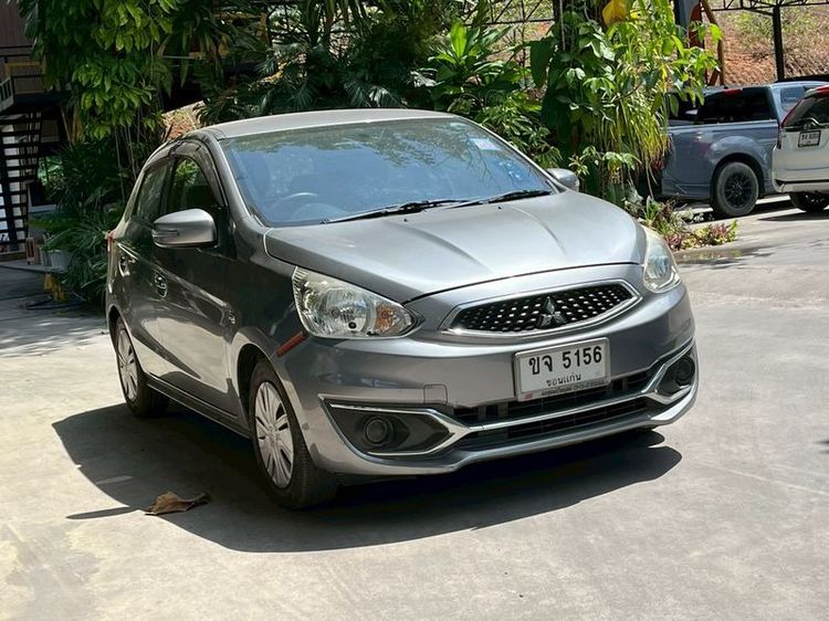 Mitsubishi Mirage 2016 1.2 GLX Sedan เบนซิน ไม่ติดแก๊ส เกียร์อัตโนมัติ เทา รูปที่ 3