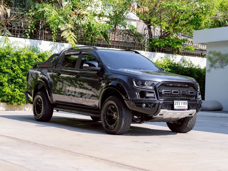 รถ Ford Ranger 2.0 Hi-Rider Wildtrak สี ดำ