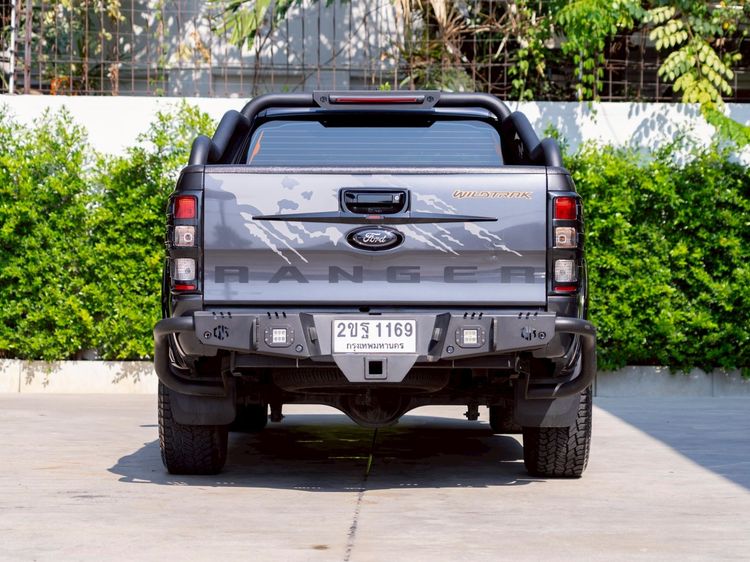 Ford Ranger 2021 2.0 Hi-Rider Wildtrak Pickup ดีเซล ไม่ติดแก๊ส เกียร์อัตโนมัติ ดำ รูปที่ 4