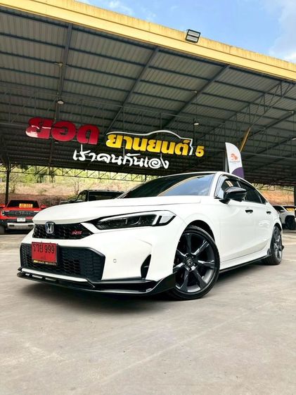 Honda Civic 2026 2.0 eHEV RS Sedan ไฮบริด ไม่ติดแก๊ส เกียร์อัตโนมัติ ขาว รูปที่ 3