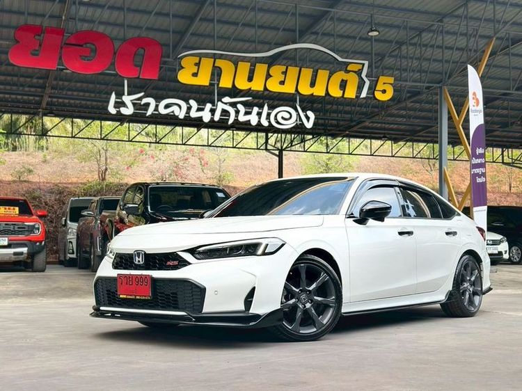 Honda Civic 2026 2.0 eHEV RS Sedan ไฮบริด ไม่ติดแก๊ส เกียร์อัตโนมัติ ขาว รูปที่ 2