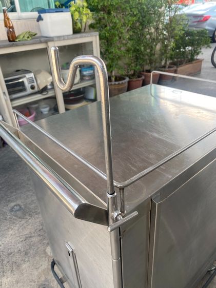 ชั้นแสตนเลส 4ชั้น No.304 อย่างดี หนา มีล้อเข็น รูปที่ 5