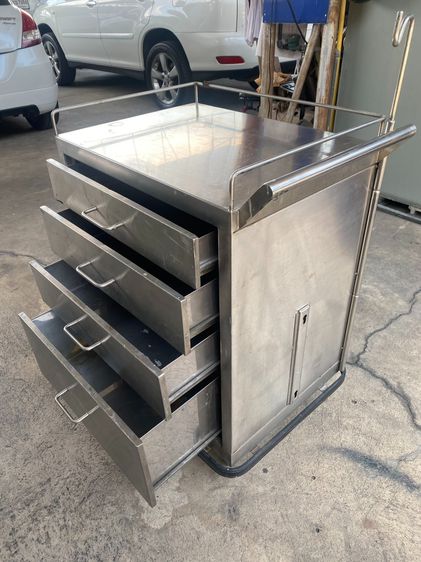 อื่นๆ ชั้นแสตนเลส 4ชั้น No.304 อย่างดี หนา มีล้อเข็น