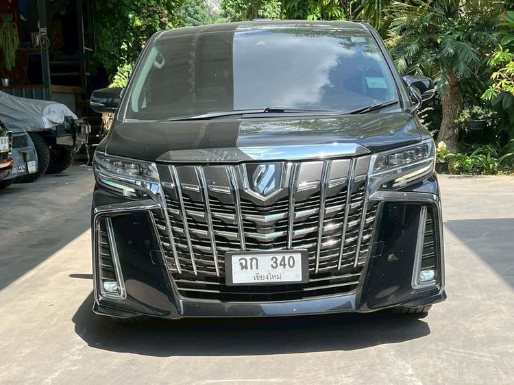 Toyota Alphard 2019 2.5 SC Utility-car เบนซิน ไม่ติดแก๊ส เกียร์อัตโนมัติ ดำ รูปที่ 2
